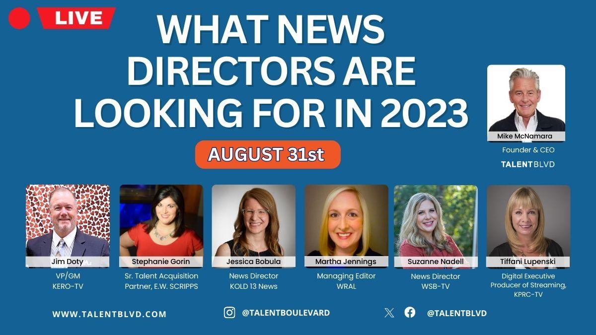 Blog post thumbnail:What News Directors are Looking for in 2023 and Beyond